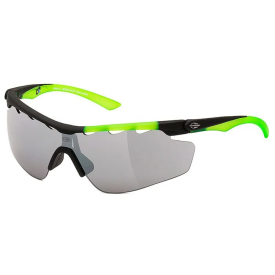 ÓCULOS DE SOL MORMAII ATHLON 3 - PRETO/VERDE/LENTE CINZA